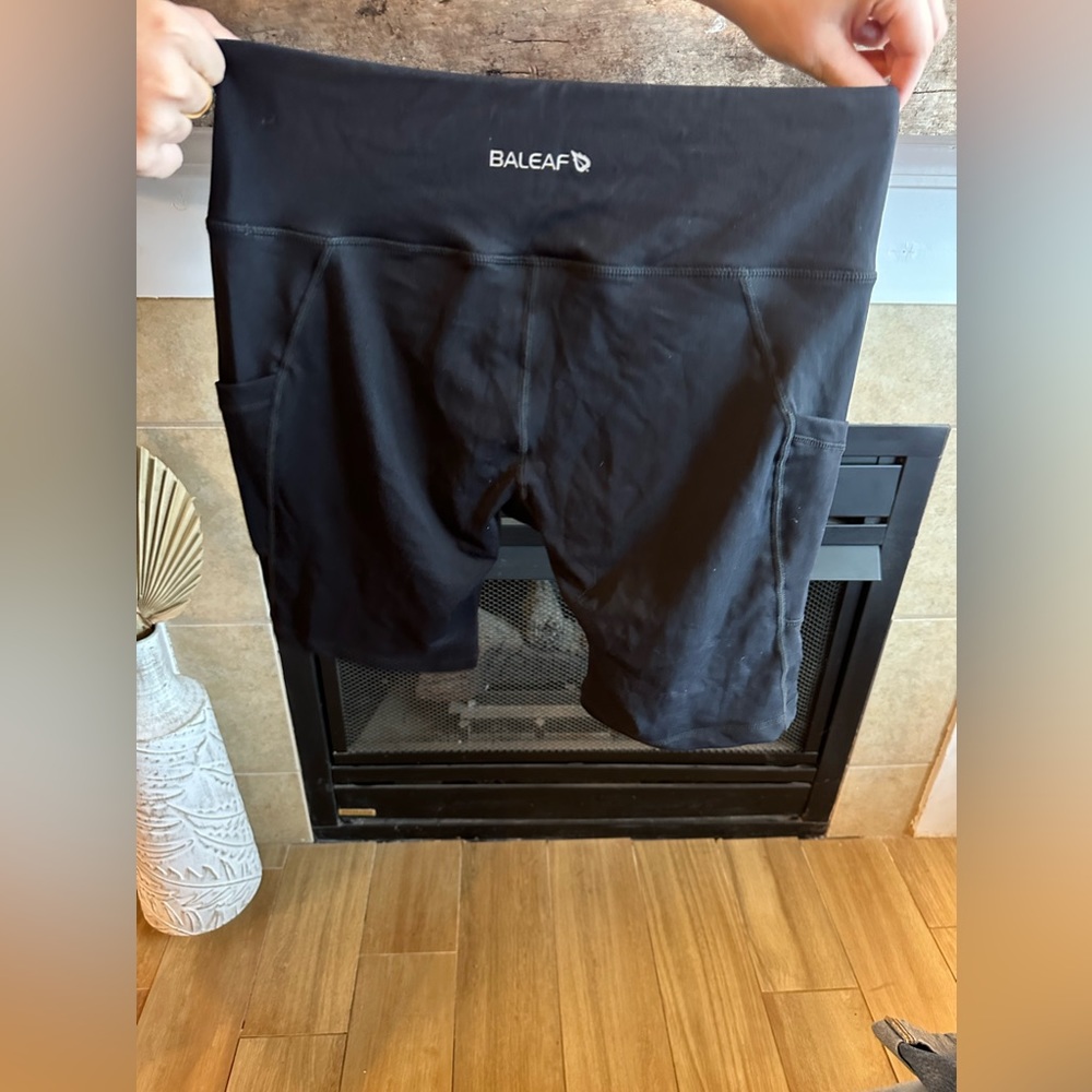 Black biker shorts
